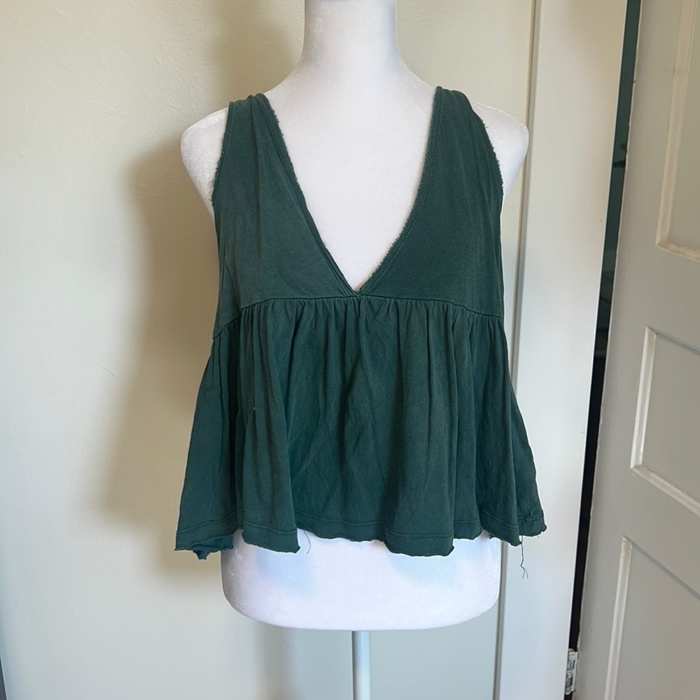 Green flowy tank top from urban outfitters